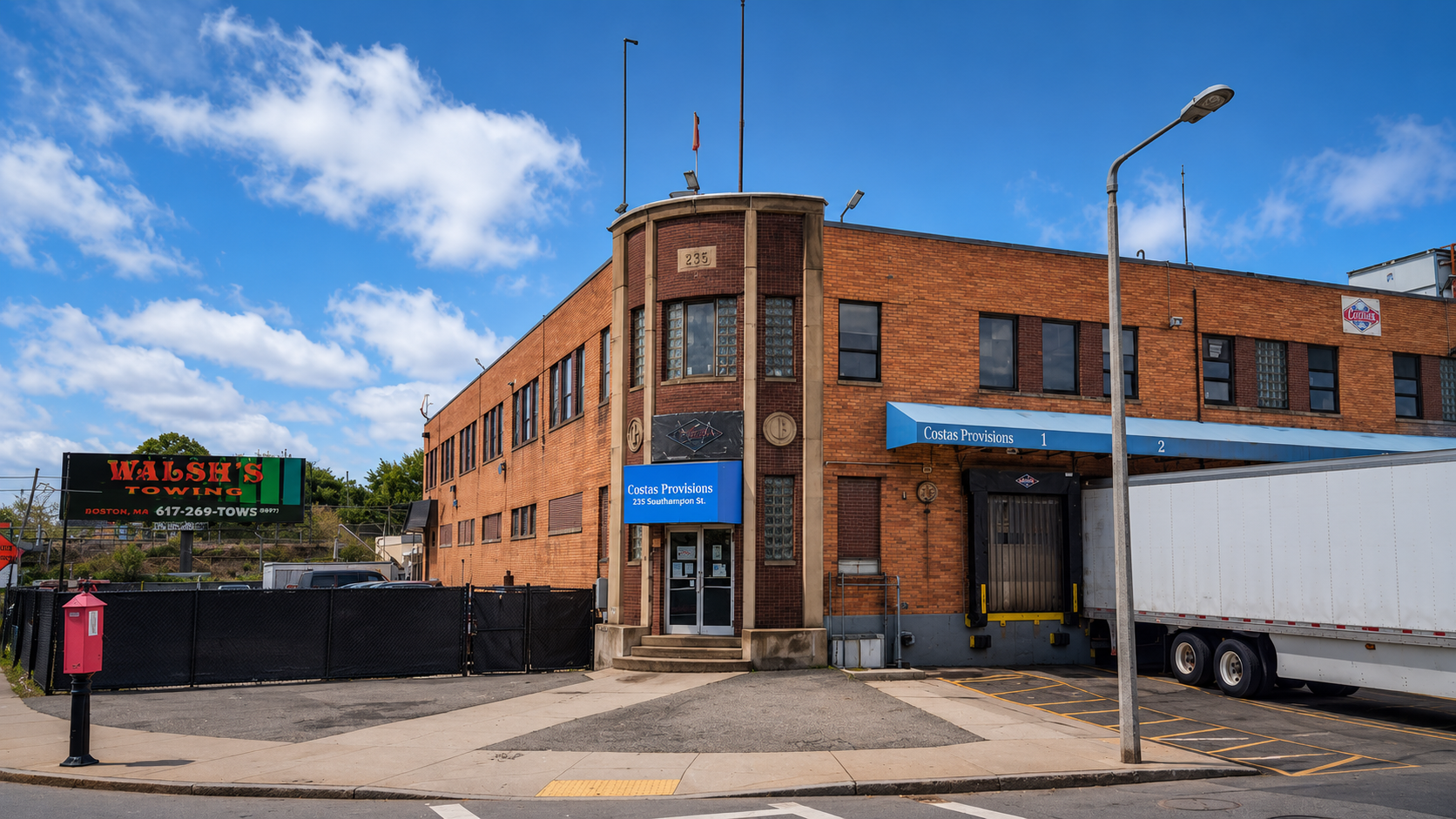 Costas Provisions facility at 255 Southampton Street, Boston